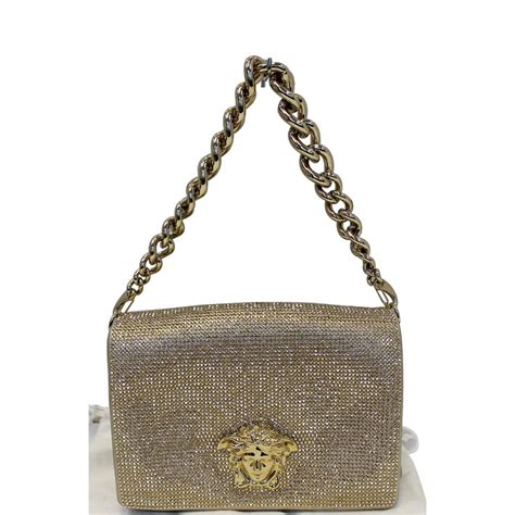 crystal medusa evening sultan bag replica|Versace Crystal Medusa Evening Sultan Hanbag Gold.